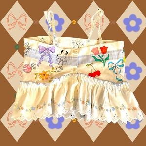 SOLD//Handmade ruffle tank 🌼🩵🎀